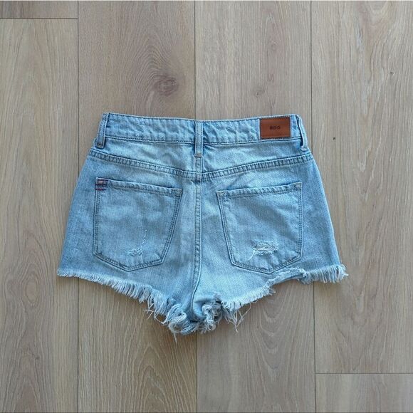 Urban Outfitters BDG Super High Rise Cheeky Jean Shorts - Picture 5 of 7